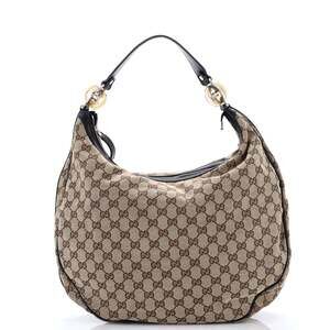 Gucci Twins Hobo Gg Canvas Medium #240015G97B